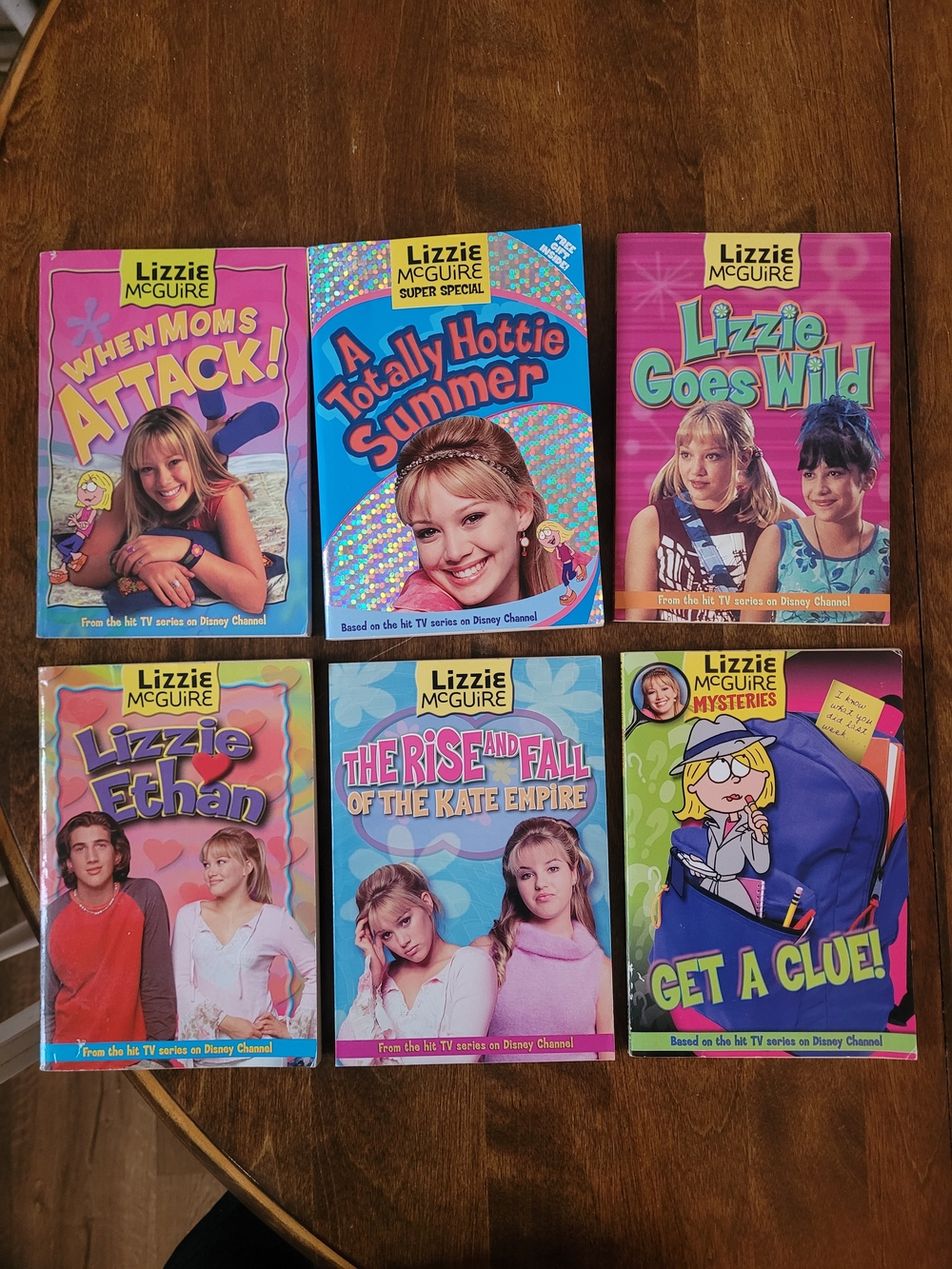 Disney Lizzie McGuire 6 Book Lot
